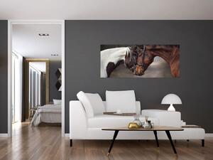 Kép - Szerelmes lovak (120x50 cm)