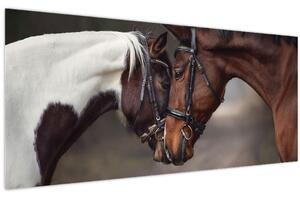 Kép - Szerelmes lovak (120x50 cm)