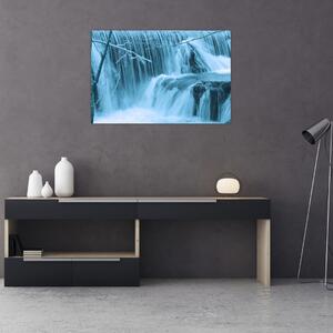 Kép - jeges vízesések (90x60 cm)