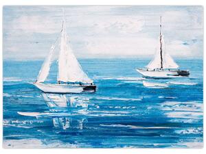Kép - Egy jacht festése a tengeren (70x50 cm)