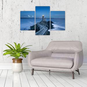 A világítótorony és a tenger képe (90x60 cm)
