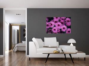Rózsaszín virágok képe (90x60 cm)