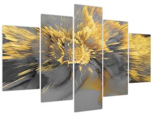Kép - Arany expanzió (150x105 cm)