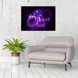 Absztrakt kép buborékok (70x50 cm)