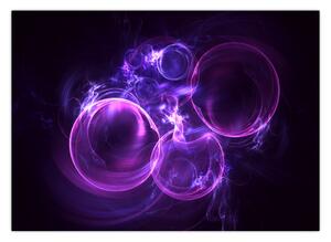 Absztrakt kép buborékok (70x50 cm)