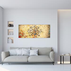 Kép - Mozaik életfa (120x50 cm)