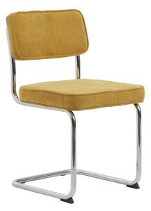 Sárga kordbársony étkezőszék Rupert – Unique Furniture