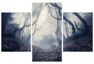 Kép - Erdő a ködben (90x60 cm)