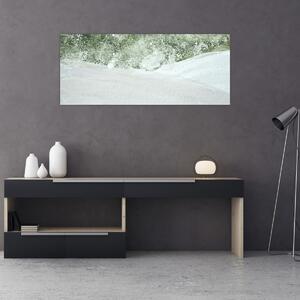 Kép - Absztrakció ecsettel (120x50 cm)