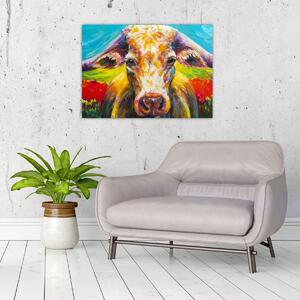 Kép - Festett tehén (70x50 cm)