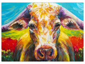 Kép - Festett tehén (70x50 cm)