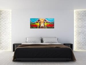 Kép - Festett tehén (120x50 cm)