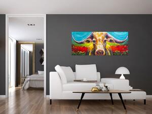 Kép - Festett tehén (120x50 cm)