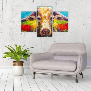 Kép - Festett tehén (90x60 cm)