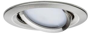 Paulmann - Nova Coin Recessed Mennyezeti Lámpa Ø84 RGBW Brushed Iron - Lampemesteren