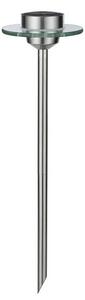 Paulmann - Ufo Solar LED Kerti lámpa IP44 Stainless Steel/Clear - Lampemesteren