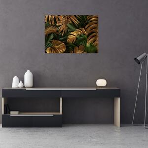 Kép - Arany levelek (70x50 cm)
