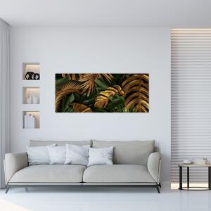 Kép - Arany levelek (120x50 cm)