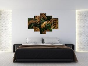 Kép - Arany levelek (150x105 cm)