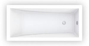 Téglalap alakú kád Roth Kubic 120x70 cm akrilát bal és jobb is 9350000
