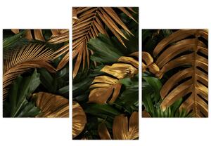Kép - Arany levelek (90x60 cm)