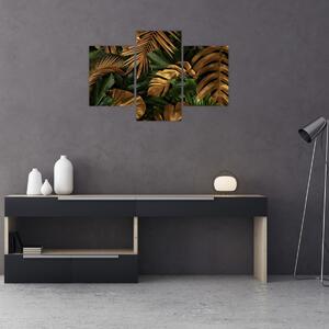 Kép - Arany levelek (90x60 cm)