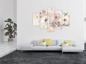 Kép - Virágok, festmény (150x105 cm)