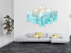 Kép - Pillangó kékben (150x105 cm)