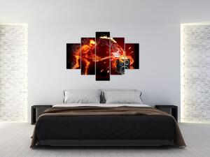 Kép - Zene a lángokban (150x105 cm)