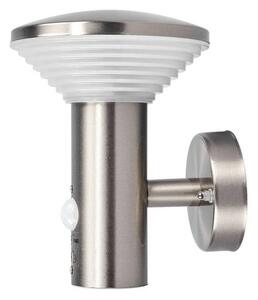 Lindby - Tiga LED Kültéri Fali Lámpa w/Sensor Stainless Steel/White - Lampemesteren