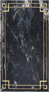 Sötétszürke mosható szőnyeg 80x50 cm - Vitaus