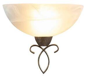Lindby - Mohija Fali Lámpa Alabaster White/Antique Gold - Lampemesteren
