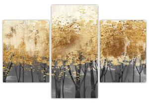 Kép - Arany fák (90x60 cm)