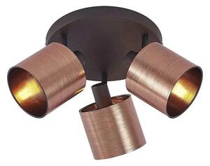 Lindby - Joudy 3 Round Mennyezeti Lámpa Bronze/Black - Lampemesteren