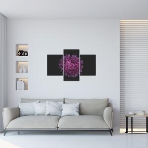 Lila virág képe (90x60 cm)