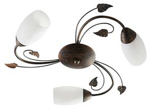 Lindby - Stefania 3 Mennyezeti Lámpa White/Black-Gold - Lampemesteren