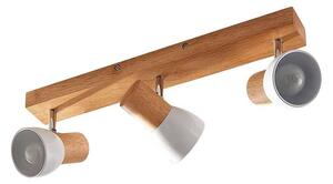 Lindby - Thorin 3 Mennyezeti Lámpa Wood/White - Lampemesteren