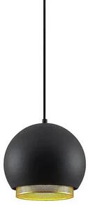 Lucande - Sivaniel Függőlámpa Ø25 Black/Gold - Lampemesteren