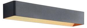 Arcchio - Karam LED Fali Lámpa W53 Black/Gold - Lampemesteren
