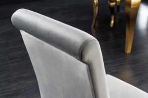 Design szék Rococo szürke / arany