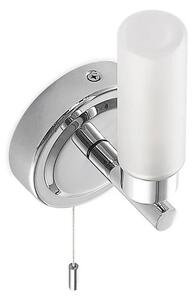 Lindby - Vinza Fali Lámpa Chrome/Opal - Lampemesteren