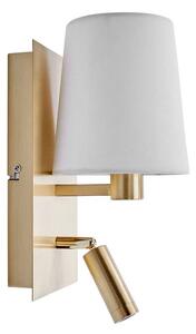 Lindby - Aiden Fali Lámpa White/Brass - Lampemesteren