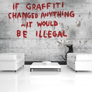 Fotótapéta - Graffiti felirat (152,5x104 cm)