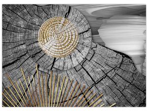 Kép - A fa törzse kollázsban (70x50 cm)
