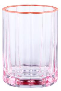 FIORI vizes pohár rózsaszín/narancs 340 ml