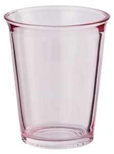 GALET üveg pohár 280 ml rózsaszín
