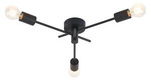 Lindby - Cerros 3 Mennyezeti Lámpa Black - Lampemesteren