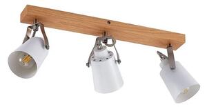 Lindby - Blana 3 Mennyezeti Lámpa White/Wood - Lampemesteren