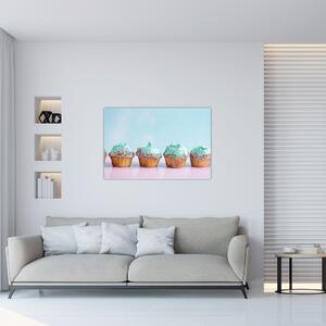 Cupcakes képe (90x60 cm)