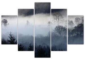 A köd képe az erdő felett (150x105 cm)